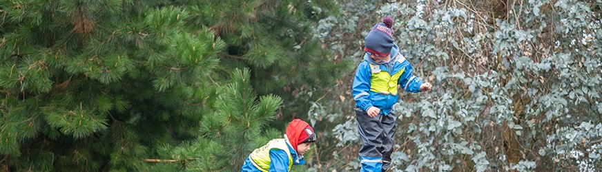 Raynger, Riley and Tāwera climb the Queens Park ‘mountains’.