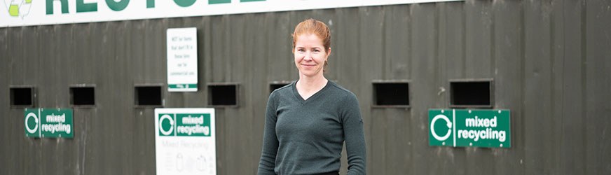WasteNet Southand director Fiona Walker at the Wyndham Transfer Station.